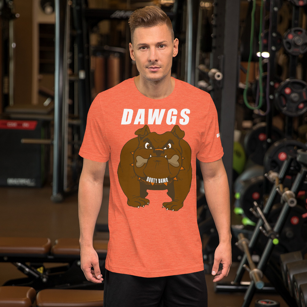 Cleveland Browns Durty DAWGS Short-Sleeve Unisex T-Shirt 1 Cleveland Browns Durty DAWGS Short-Sleeve Unisex T-Shirt