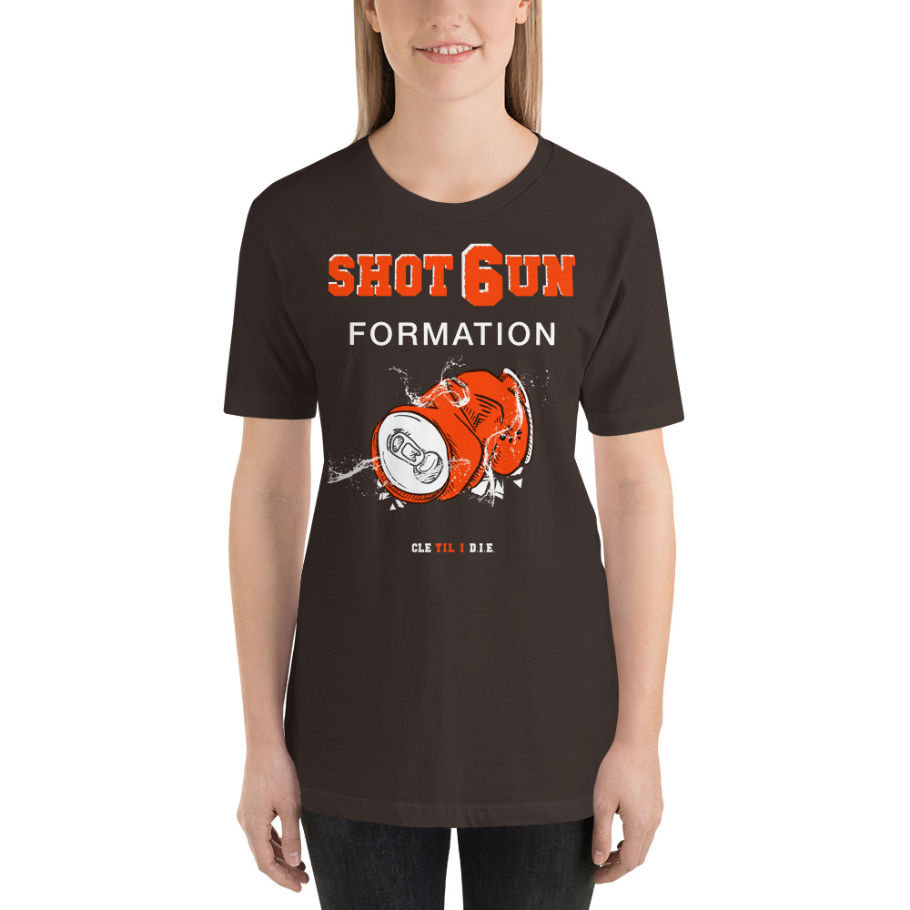 Baker Mayfield Shotgun Formation Cleveland Browns Unisex T-Shirt 2 Baker Mayfield shotgun formation t-shirt