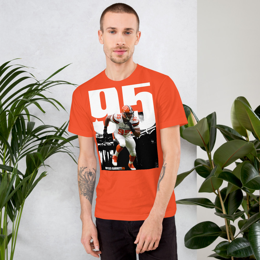 Myles Garrett Cleveland Skyline T-Shirt 1 Myles Garrett Cleveland Skyline T-Shirt