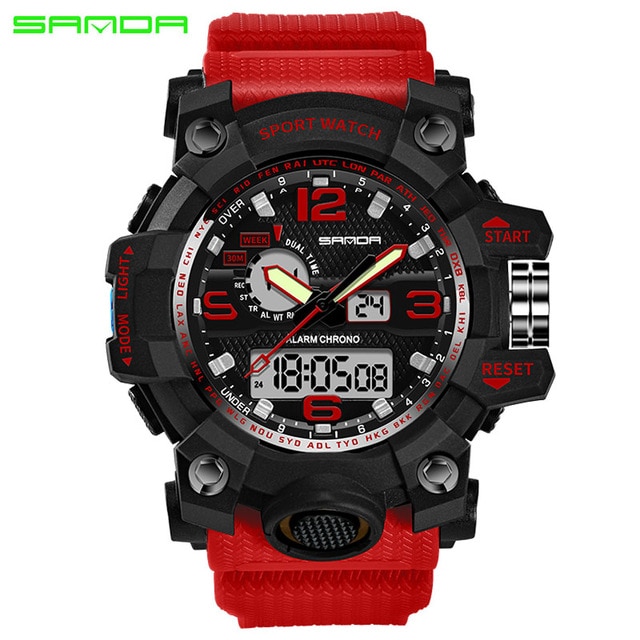 Relogio Masculino SANDA Luxury Brand G Chronograph Men's Military Sports Watch 13 Relogio Masculino SANDA Luxury Brand G Chronograph Men's Military Sports Watch - Image 13