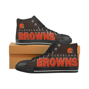 Cleveland Browns High Top Canvas Sneakers