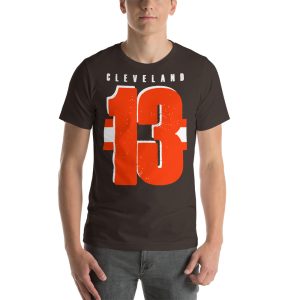 Odell Beckham Jr. OBJ #13 Cleveland Browns Short-Sleeve Unisex T-Shirt