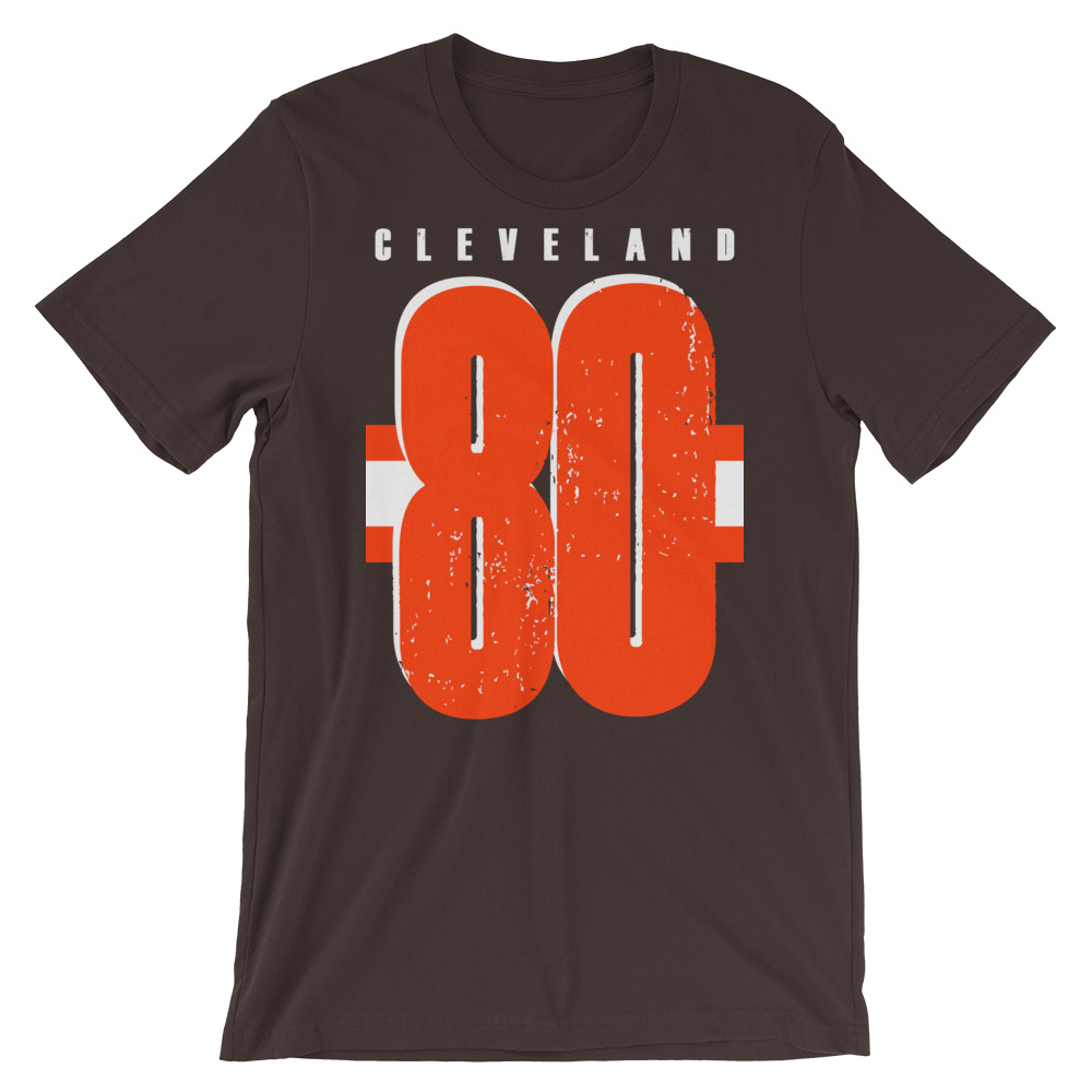 Jarvis Landry #80 Cleveland Browns Short-Sleeve Unisex T-Shirt 3 Jarvis Landry #80 Cleveland Browns Short-Sleeve Unisex T-Shirt - Image 3