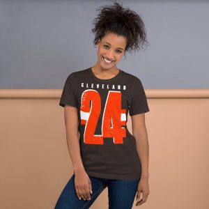 Nick Chubb #24 Cleveland Browns Short-Sleeve Unisex T-Shirt